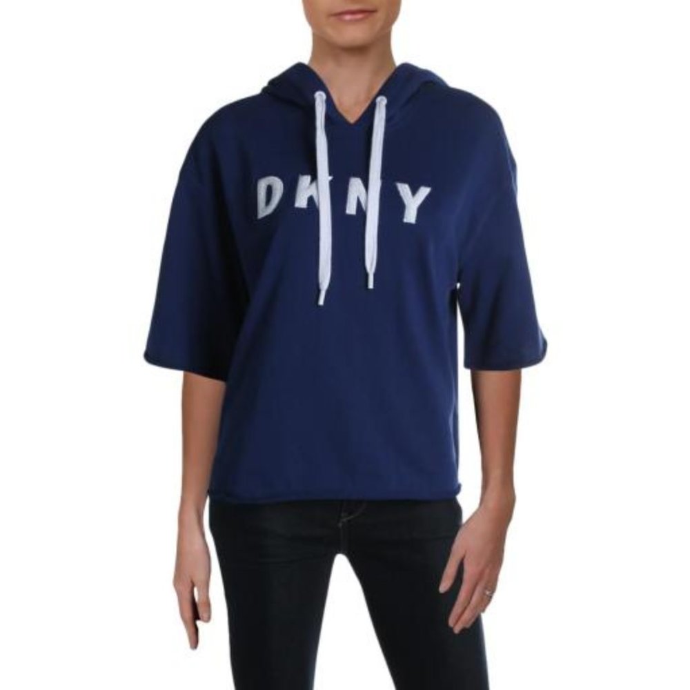 DKNY Sport Womens Sweatshirt Fitness Hoodie S